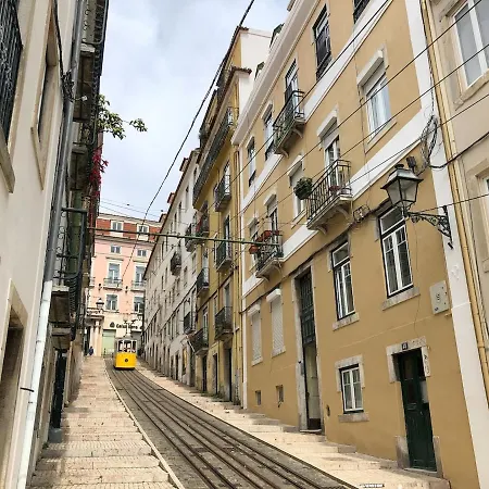 Baroque With Patio Portuguese Soul Bica Tram 4p 아파트 리스본